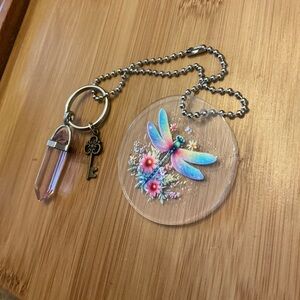 Rearview mirror chain, handmade!  Great car decor!